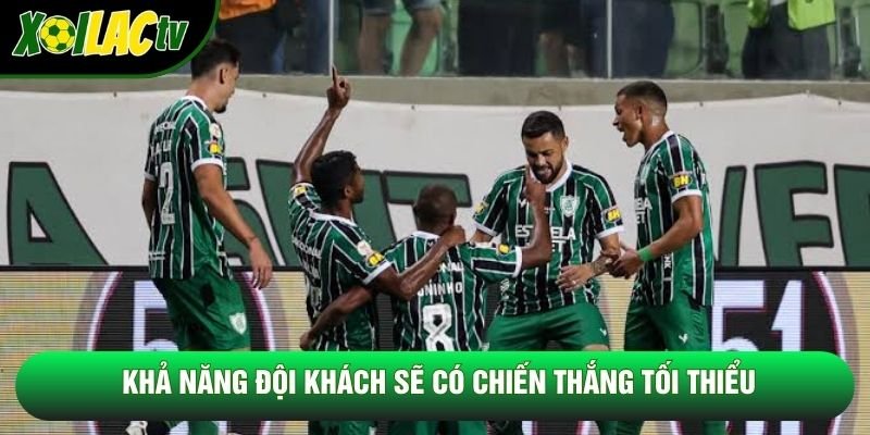 Khả năng đội khách sẽ có chiến thắng tối thiểu Khả năng đội khách sẽ có chiến thắng tối thiểu