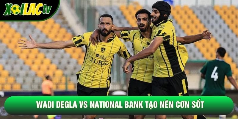 Wadi Degla vs National Bank tạo nên cơn sốt Wadi Degla vs National Bank tạo nên cơn sốt